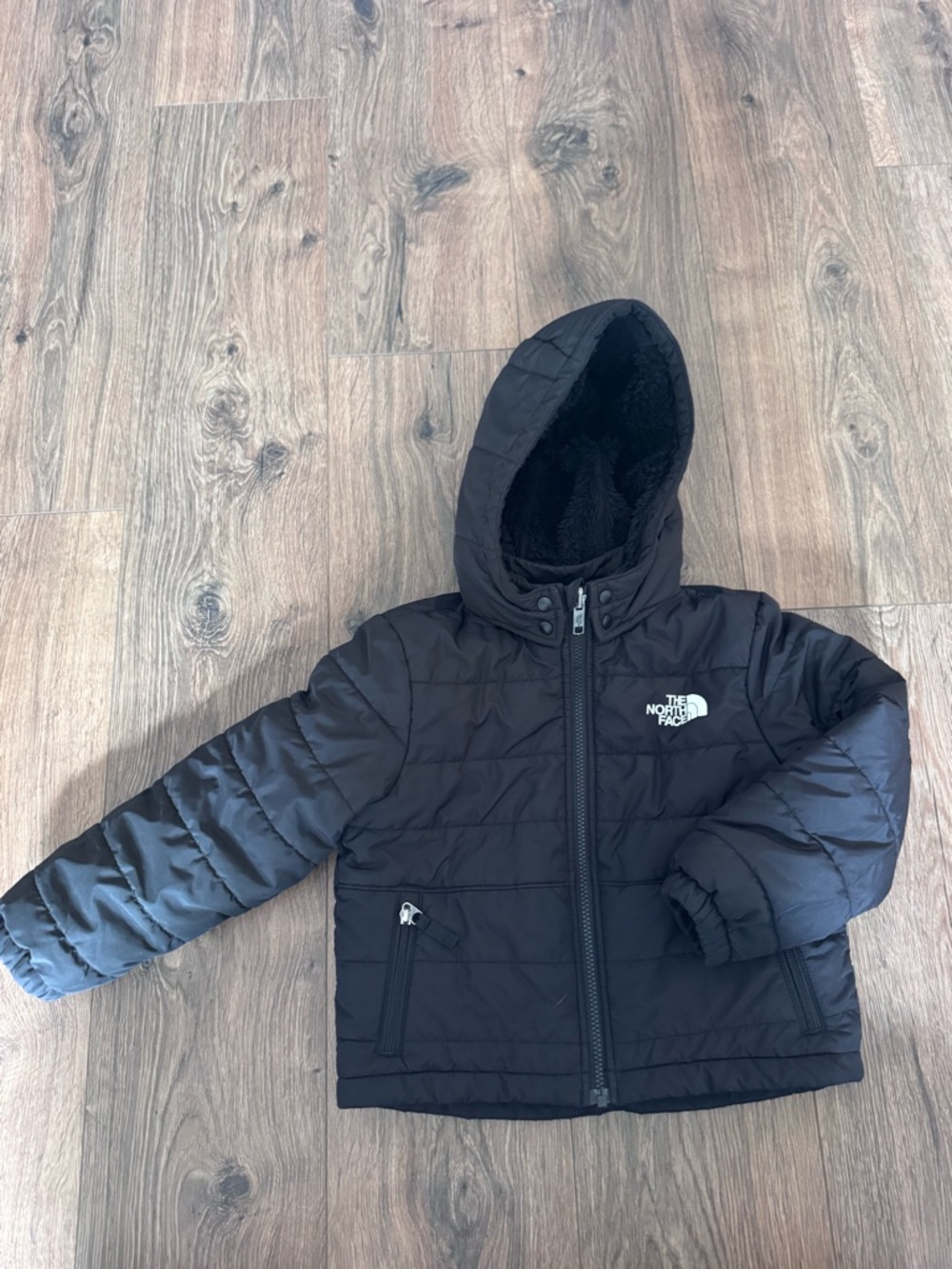 The North Face Kids Shasta Reversible Puffer Jacket Hood XS